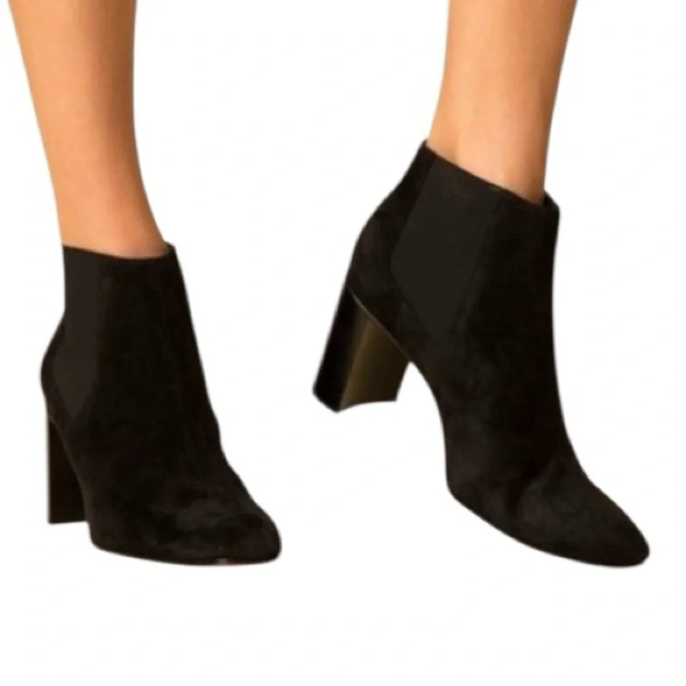 NWT Rag & bone Aslen Black suede Ankle Boots size 11